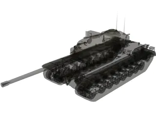 US T29 Tank 3D Model preview