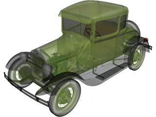 Ford Model A (1939) 3D Model preview