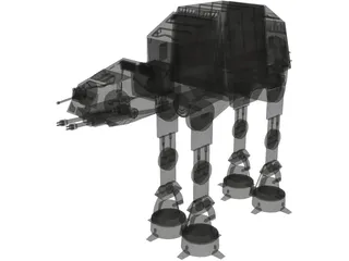 Star Wars Imperial Walker (AT-AT) 3D Model preview