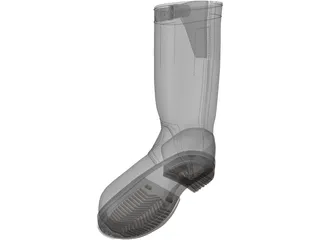 Boot 3D Model preview
