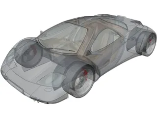 Nimble Car Concept 3D Model preview