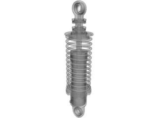 Bilstein MDS860 Shock Absorber 3D Model preview