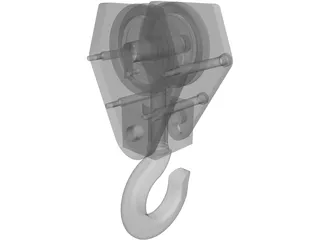 Crane Hook 3D Model preview