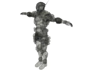 Vanquish Augmented Reaction Suit 3D Model preview