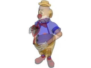 Clown 3D Model preview