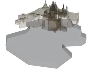 Hogwarts School of Witchcraft and Wizardry 3D Model preview
