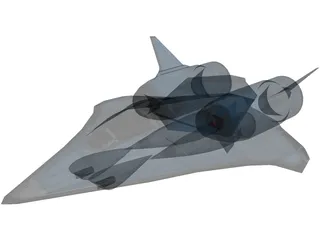 Aliens Spaceship 3D Model preview