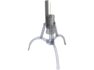 Claw Grabbing Mechanism 3D Model preview