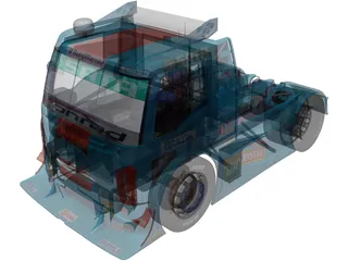 Ford Cargo DF Motorsport 3D Model preview