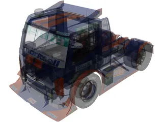 Ford Cargo DF Motorsport 3D Model preview