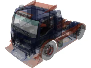 Ford Cargo Territorio Motorsport 3D Model preview