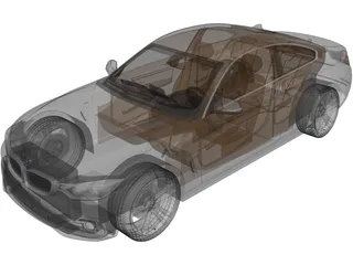 BMW 435i 4-Series Coupe [F32] (2014) 3D Model preview