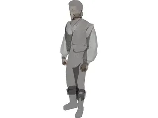 Sailor 3D Model preview