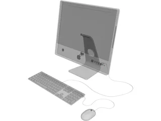 Apple iMac 3D Model preview