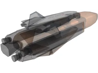 Shuttle 3D Model preview