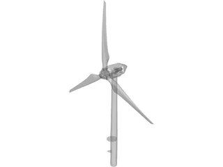 Wind Energy 3D Model preview