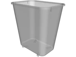 Trash Can 3D Model preview