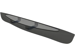 Canoe 3D Model preview