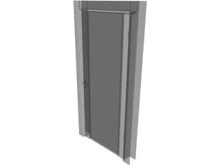 Modern Door 3D Model preview