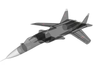 Sukhoi Su-47 Berkut 3D Model preview