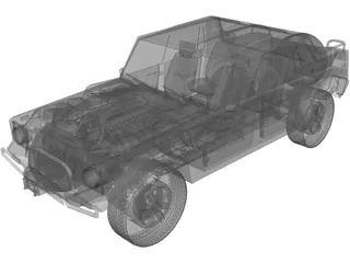 Lamborghini LM002 3D Model preview