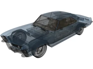 Buick Riviera (1963) 3D Model preview