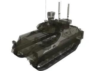 M2A3 Bradley with ERA 3D Model preview