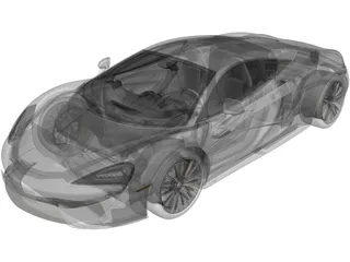 McLaren 570S 3D Model preview