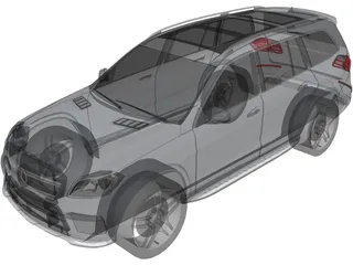Mercedes-Benz GL 63 AMG 3D Model preview