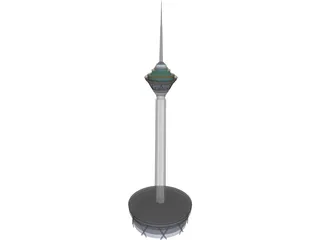 Milad Tehran Tower 3D Model preview