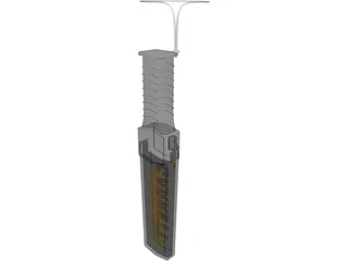 Garrett Security Wand 3D Model preview