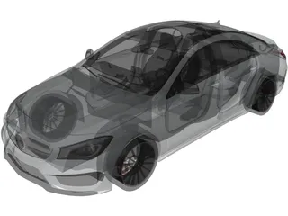 Mercedes-Benz CLA45 AMG (2014) 3D Model preview