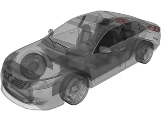 Toyota Camry (2011) 3D Model preview
