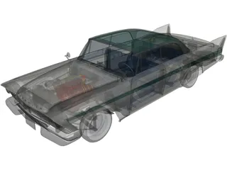 Plymouth Belvedere (1957) 3D Model preview