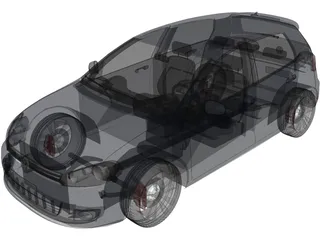 Volkswagen Golf 5 3D Model preview
