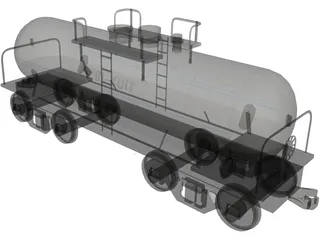 Fuel Tanker 3D Model preview