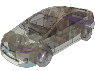 Toyota Prius 3D Model preview