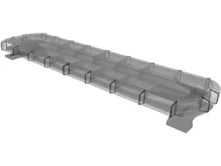 Whelen Liberty Police Lightbar 3D Model preview