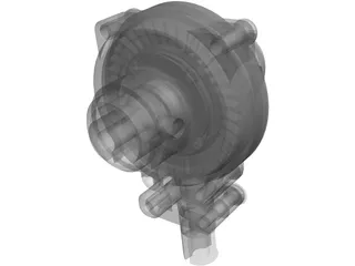 RC Car Differential 3D Model preview