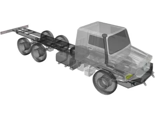 Mercedes-Benz Zetros 3D Model preview