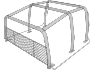 Ford F-150 Roll Bar (2013) 3D Model preview