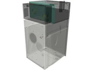 Marine Generator 9.5 kva 3D Model preview
