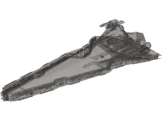 Venator Class Star Destroyer 3D Model preview