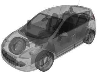 Renault Scenic (2010) 3D Model preview
