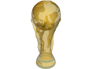 FIFA World Cup Trophy 3D Model preview