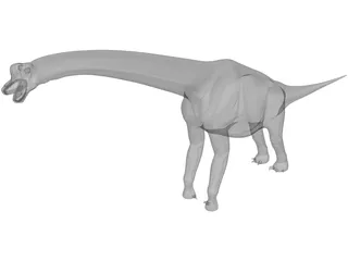 Brachiosaurus 3D Model preview