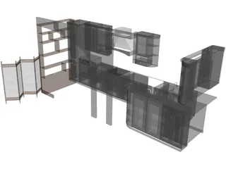 Kitchen 3D Model preview