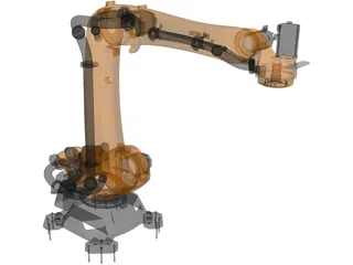 Kuka KR180R3200PA Robot 3D Model preview