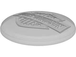 Harley Davidson Logo 3D Model preview