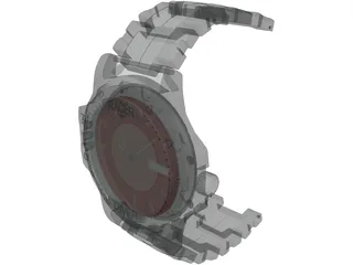 Sport Watch 3D Model preview